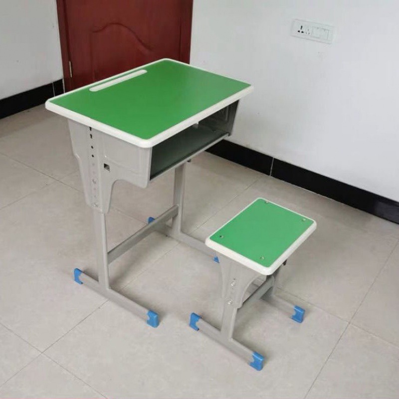 단일 기둥 테이블 및 의자 녹색 및 흰색 - 도매 - 8개 세트 이상 무료 배송