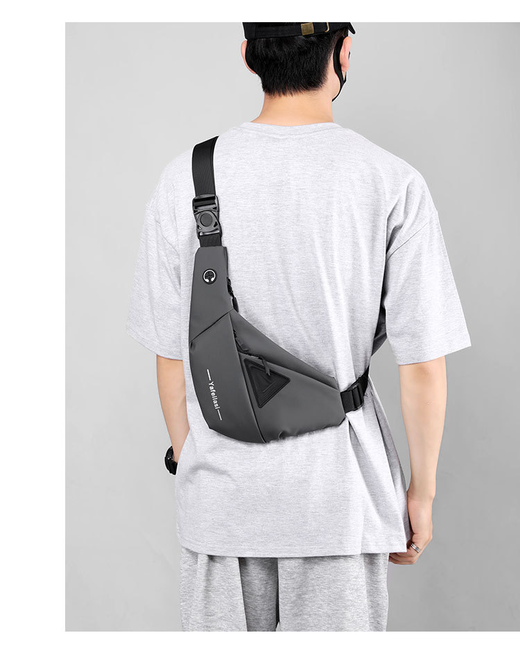 Underarm Circumcision Men's One Shoulder Anti Splashing Oblique Straddle Chest Bag Riding Commuting Backpack_voghion.com