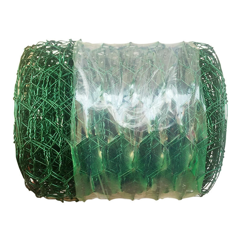 Crafts and flower arrangement chicken cage net fixed shape wedding set decoration dark green tinsel hexagonal net