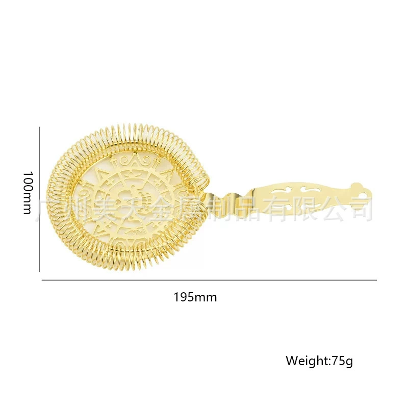 304 stainless steel bartending ice filter skull ice filter cocktail ice separator filter ice separator