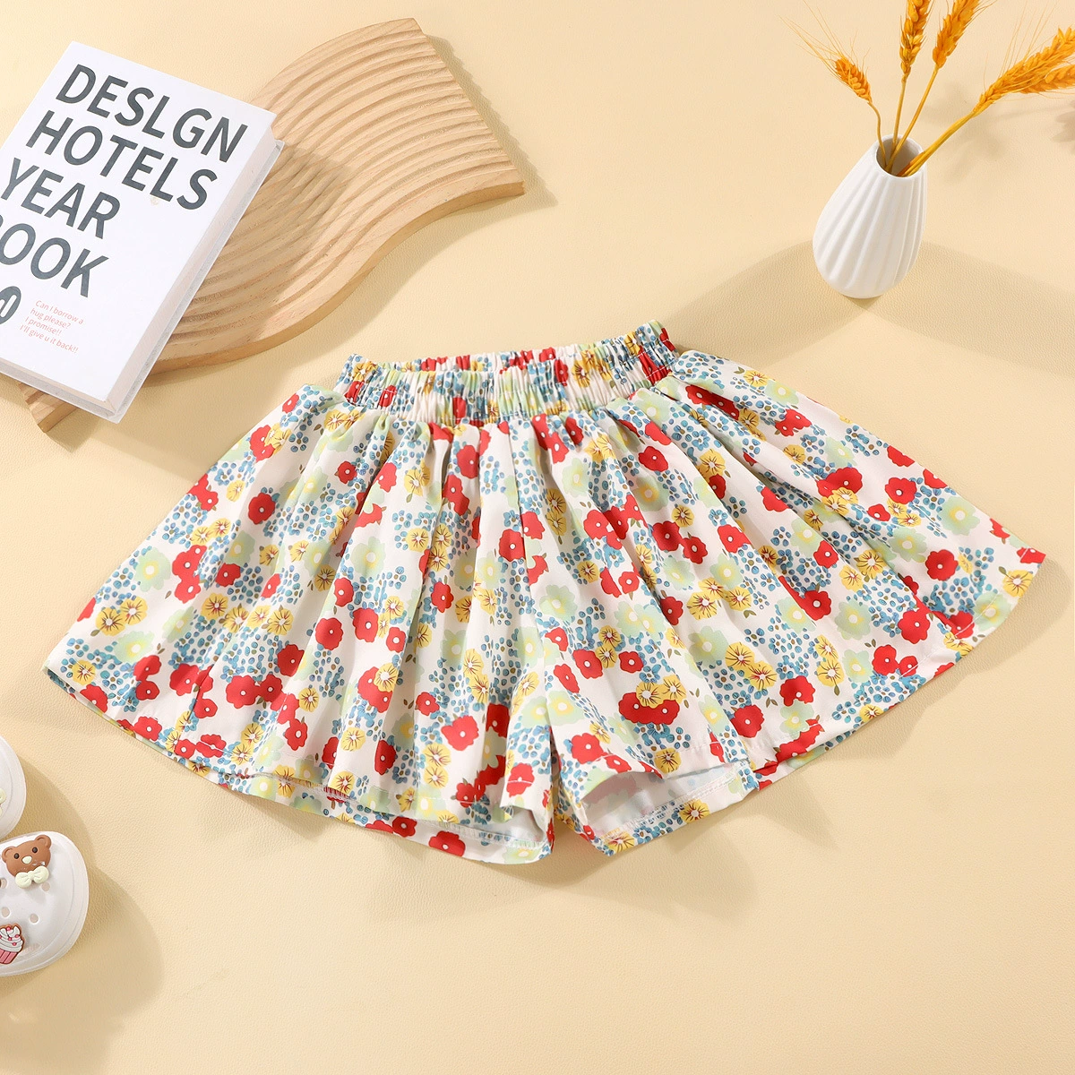 Children's Summer Culottes & Skirts, Girls, Loose Fit, Multi-Print Colors, Heights 90–150 cm