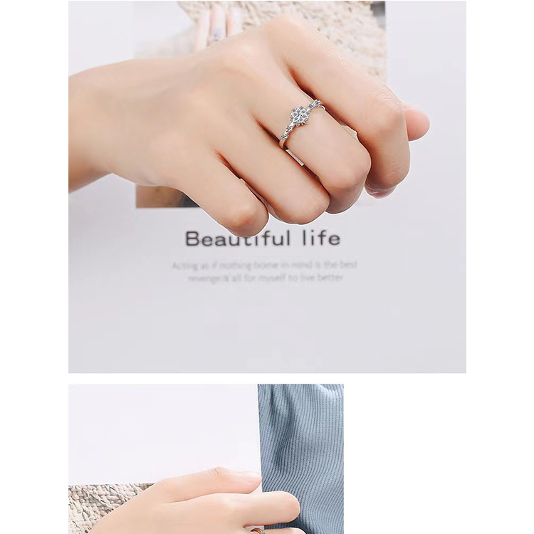 Fashion Polygon Copper Inlay Zircon Rings display picture 1