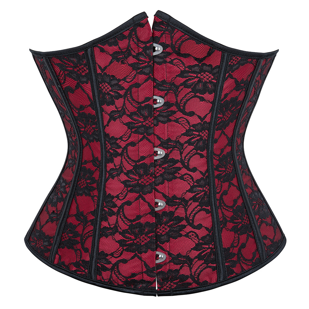 Red Short Waist Cincher Outfit