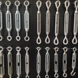 Direct Japanese Open Body Flower Lan Double-Headed Bolt Tightener Adjust Buckle Spiral Buckle Large Concessions
