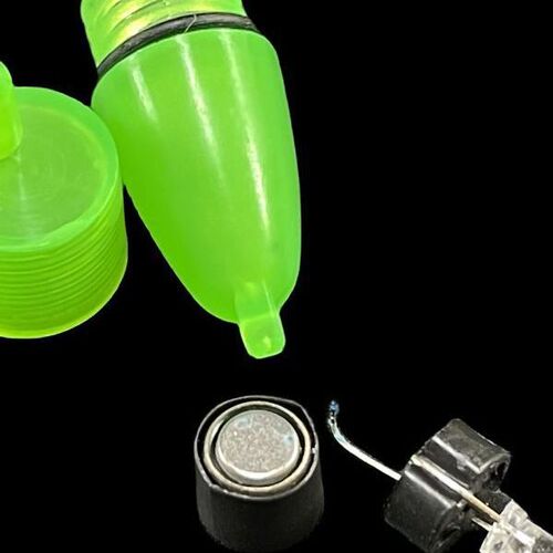 Bell signal light alarm clip, double bell green light night fishing light, specialized accessories for sea rod and casting rod
