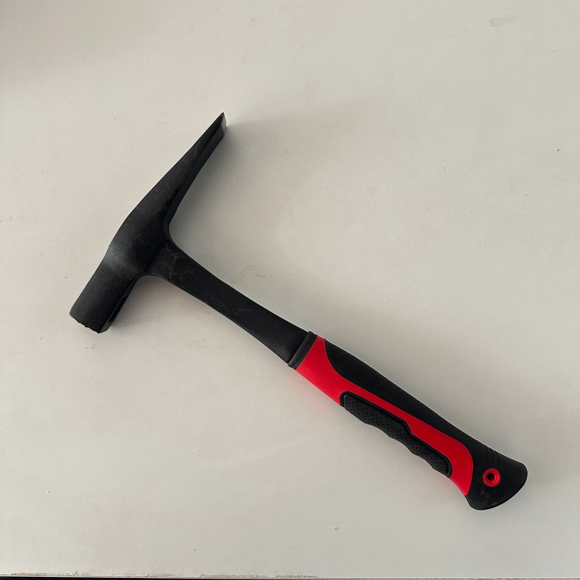 地质勘测泥工锤一体成型扁头锤锰钢采矿锤多用锤子连体泥工锤