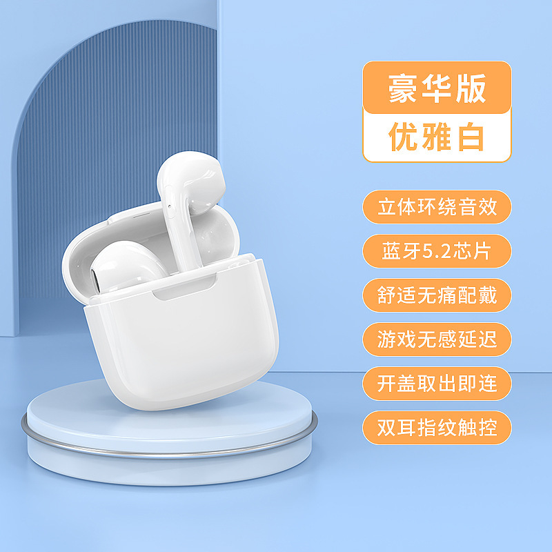 A2 transfronterizo nuevo auriculares Bluetooth inalámbricos TWS en el oído soporte estéreo deportivo fábrica de fuente