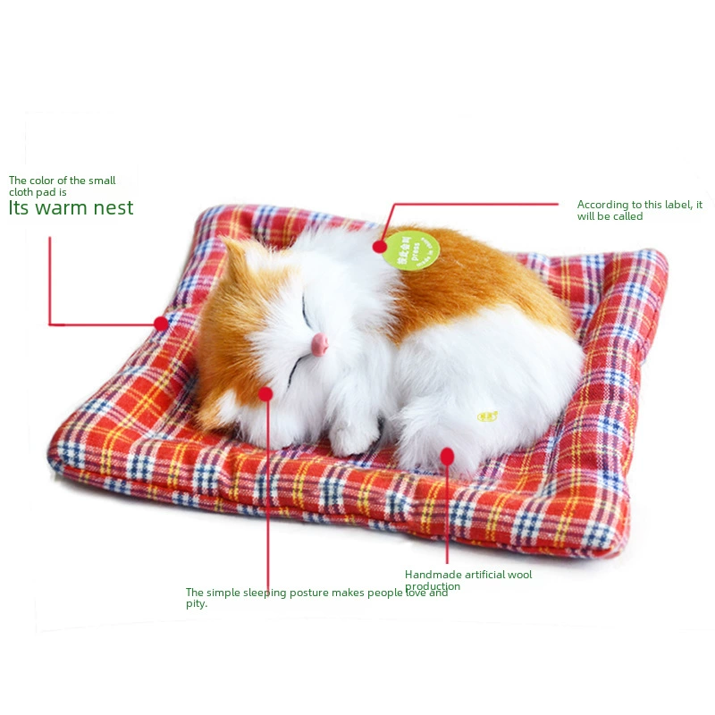 Реалистичная игрушка, кукла, модель животного, кот, оптом