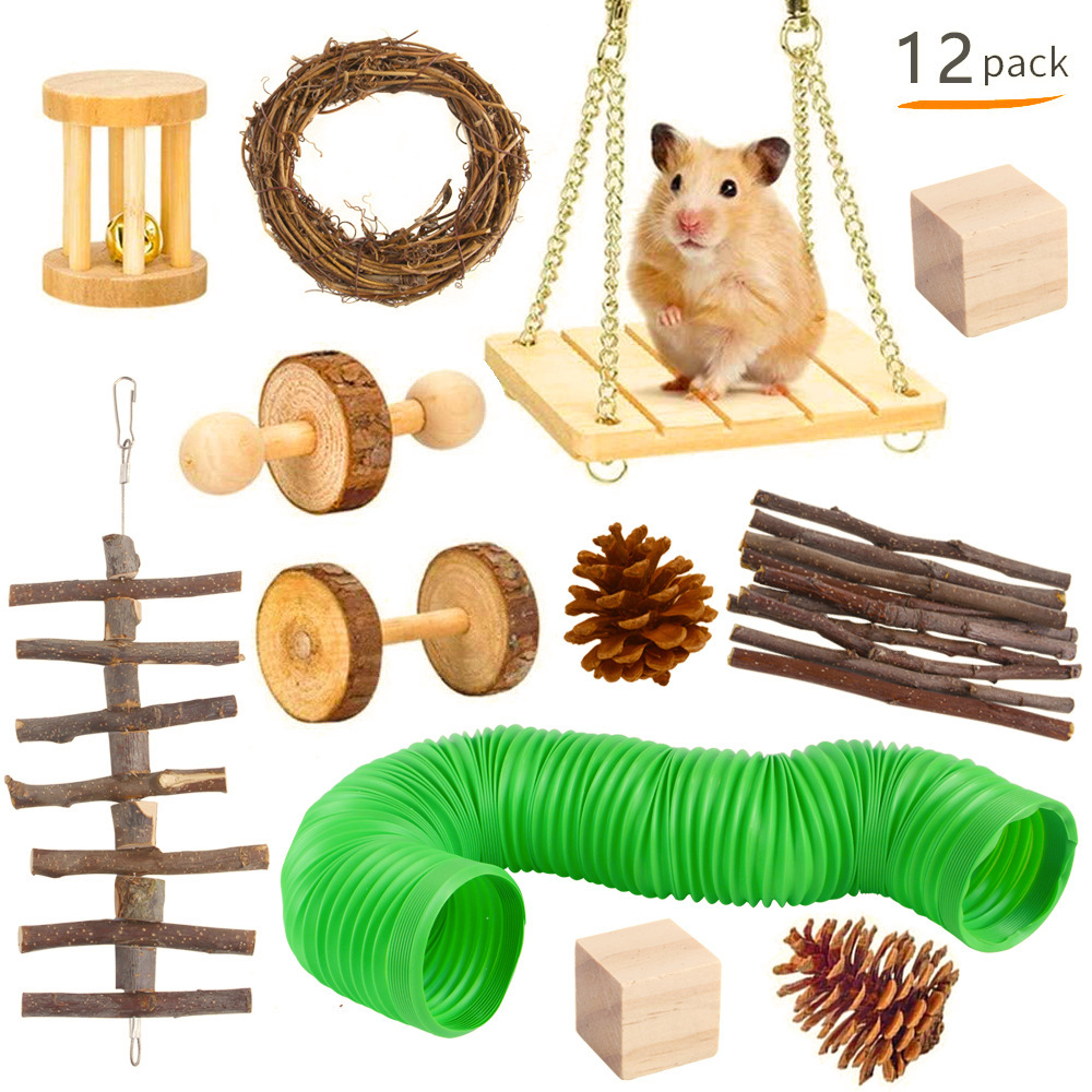 Деревянная игрушка, кролик, набор, Amazon