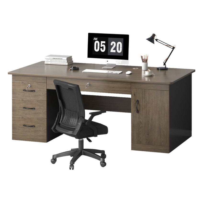 Escritorio de oficina personal de oficina escritorio y silla combinación profesor escritorio individual estudiante estudio escritorio de la computadora