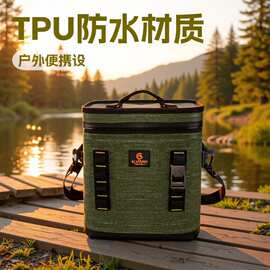 工厂定制户外防水冰包袋运动露营保冰48小时防水拉链14L