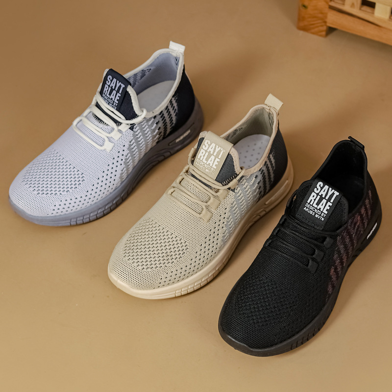 Nuevos zapatos para hombres primavera y otoño de 2025, comercio exterior transfronterizo, zapatos deportivos de hombre ligeros y versátiles, tendencia casual de zapatos de hombre