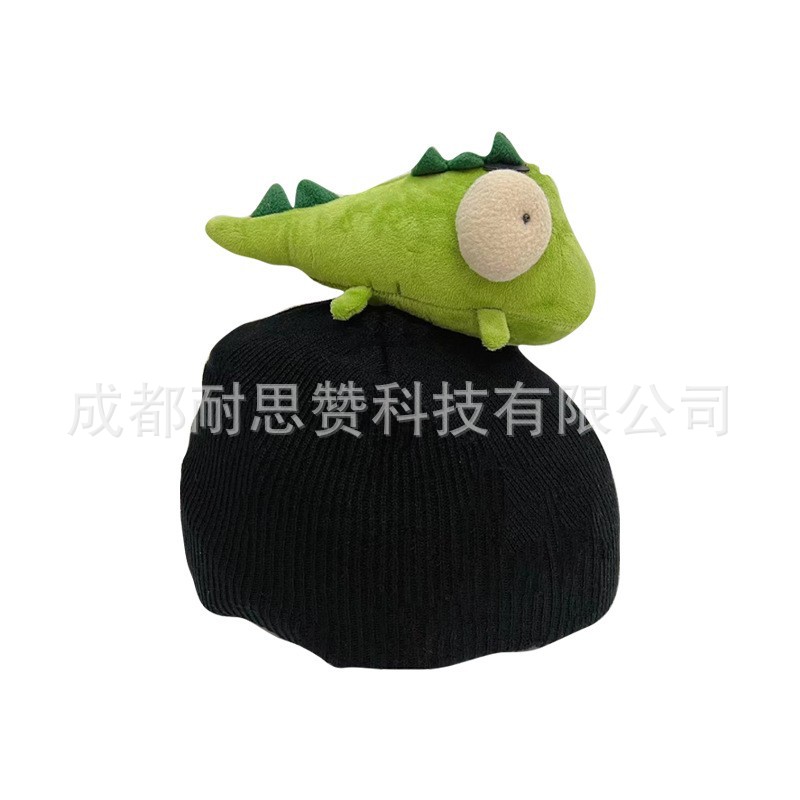 Cubierta de casco de esquí de dibujos animados lindo personalidad cálida placa única cubierta de casco de doble placa bicicleta muñeca cubierta decorativa a prueba de viento