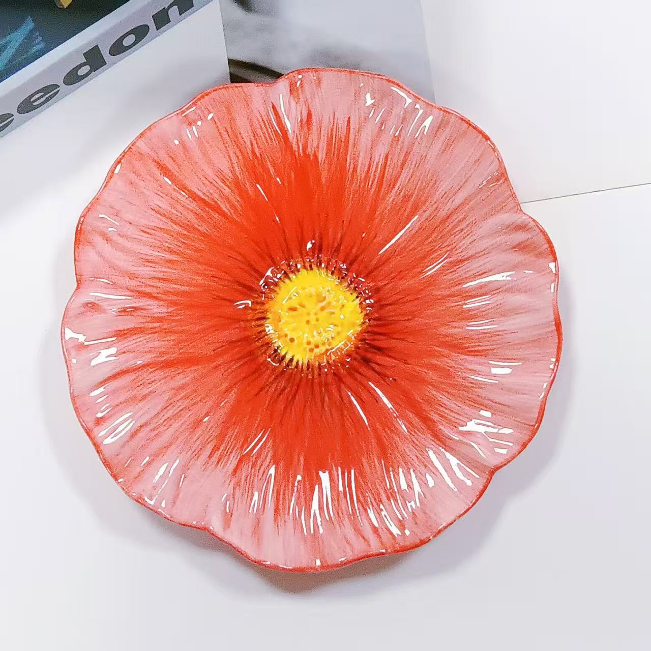 Yumei flores de cerámica taza de café plato creativo de alto valor familiar taza de leche de desayuno de oficina menú de la tarde