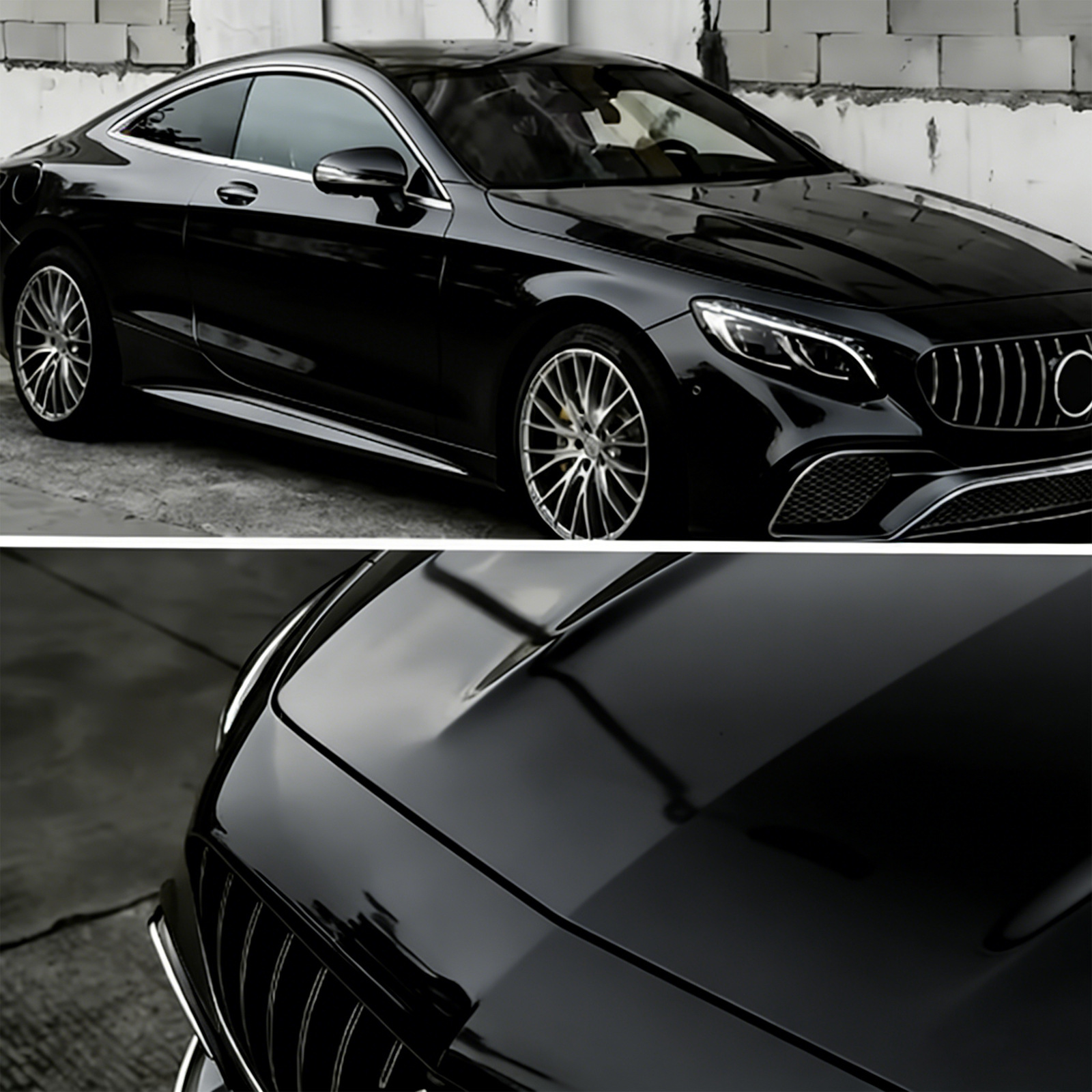 Cross-Border Supply of High-Quality Tpu Color-Changing Film Ppf Crystal Piano Black Car Paint Protection Film Anti-Scratch Self-Healing