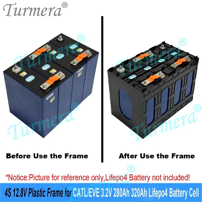 12V24V大单体电池电芯支架ABS阻燃电池盒CATL EVE 280Ah 105Ah|undefined