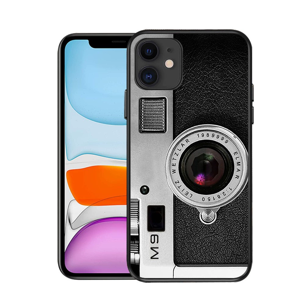 Чехол для телефона (Apple) совместим с iPhone XR–16 Pro Max, ретро-дизайн камер и гаджетов, 0,03 кг