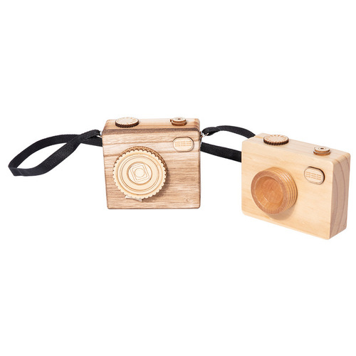 Handmade wooden retro camera music box wooden music box holiday gift couple graduation cartoon birthday gift