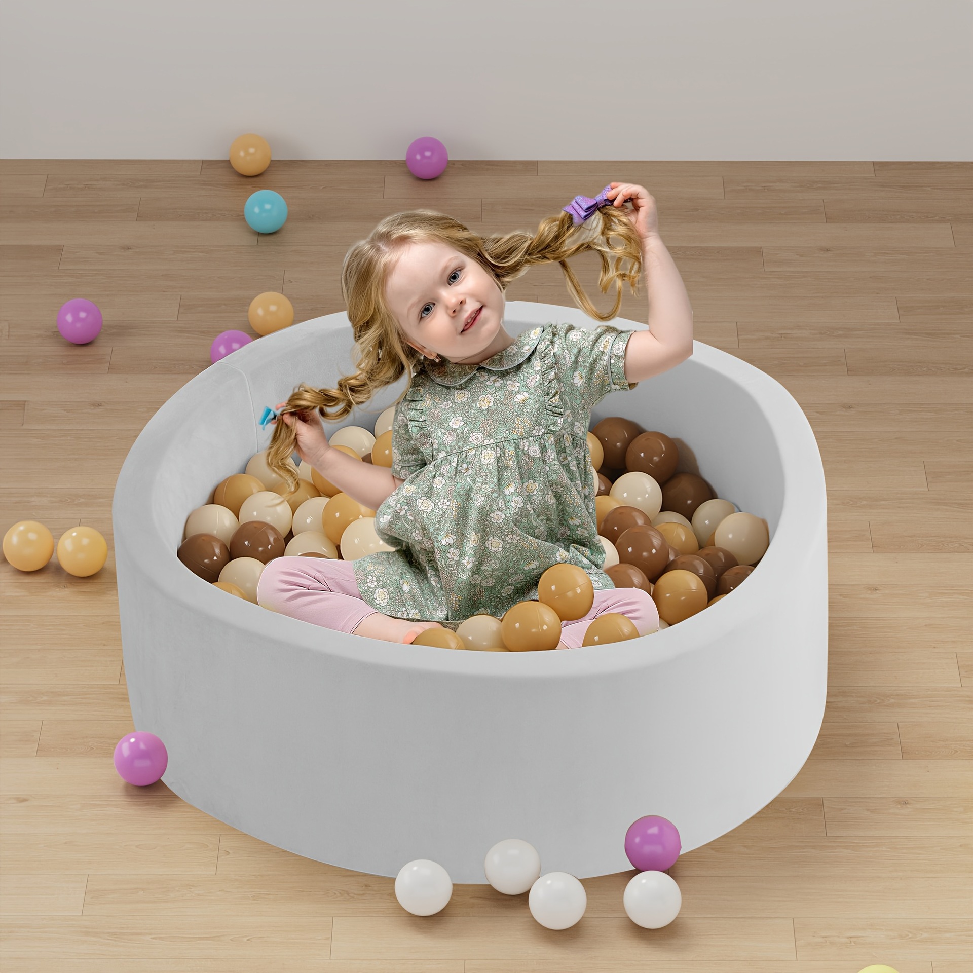 2025新款跨境代发柔软耐用用于跨境的柔软耐用圆形泡沫球坑|ru