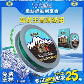 海龙王线组主线组成品鱼线主线正品钓鱼套装全套绑好主线高端配件