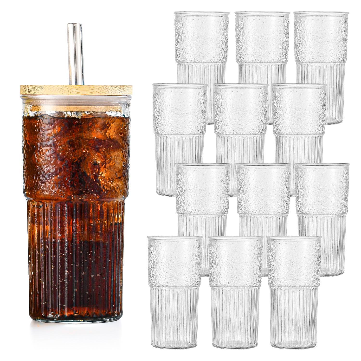 Transfronteriza nueva cubierta de madera 20oz patrón de martillo leche té vaso bebida taza vertical patrón café taza de leche taza de cerveza taza de coque
