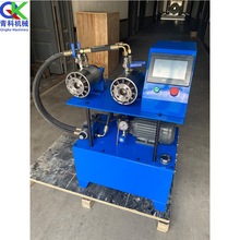 全自动卫浴PE管扣合机 数控软轴扣压机 喷水管单双头缩管机