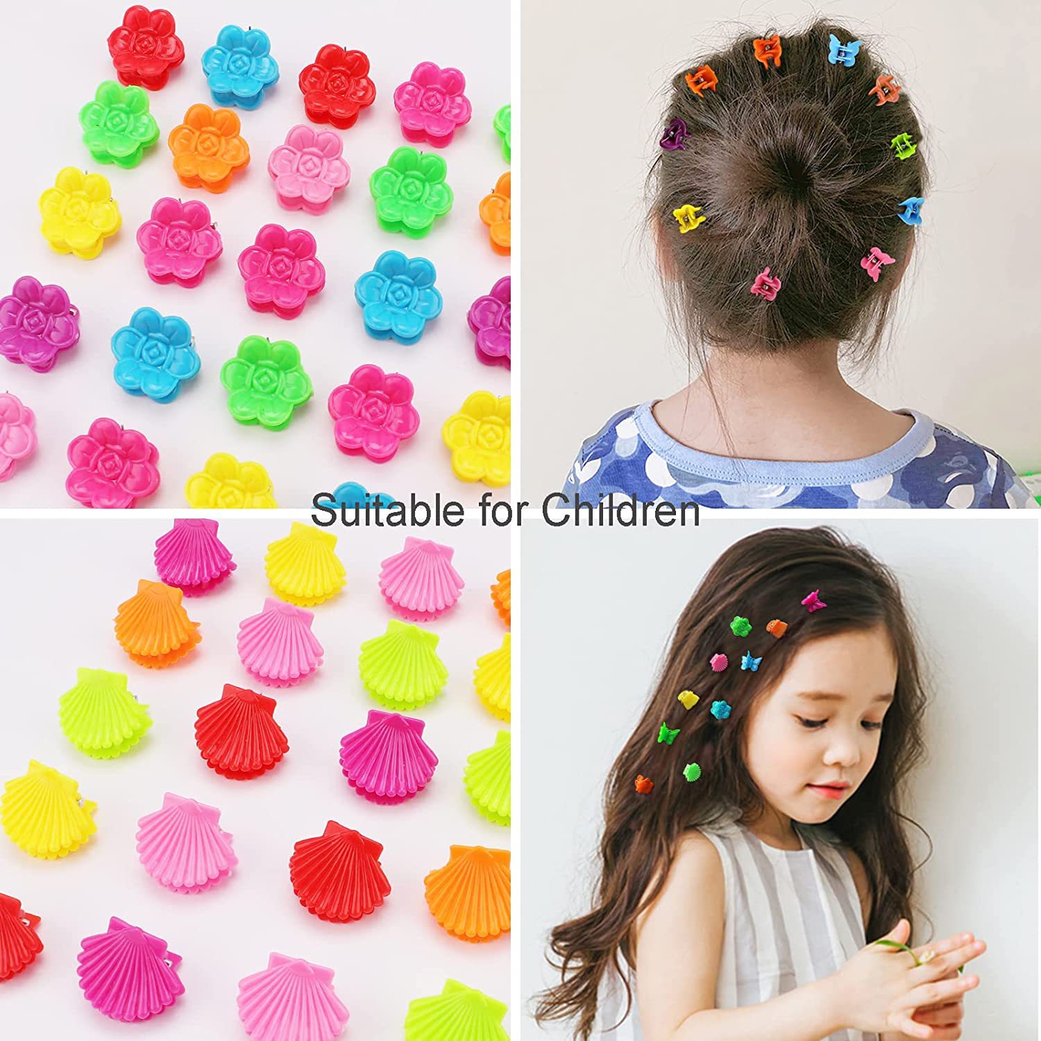 Enfants Style Simple Papillon Plastique Fait Main Griffes De Cheveux display picture 10