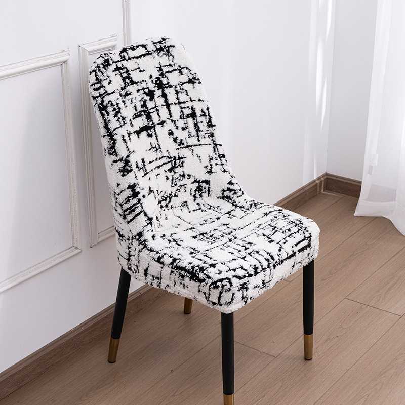 2025 nuevo invierno agrega cubierta de silla de terciopelo hogar cubierta de silla de terciopelo a prueba de polvo resistente al desgaste cubierta de silla antideslizante al por mayor