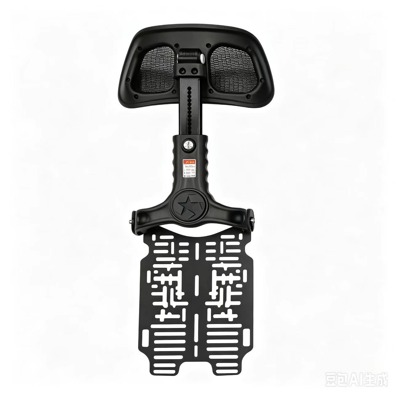 Foldable and retractable backrest for electric vehicles, universal model for Ninebot, Niu, and Tailg, waist-protecting backrest for delivery riders