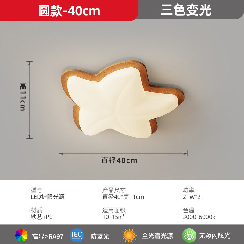 Lámpara de techo de dormitorio, estilo antiguo, libro retro, luz de propietario, LED, espectro completo, súper brillante, nueva lámpara creativa de dormitorio principal