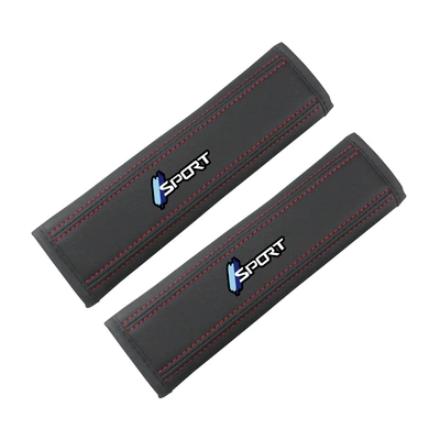 Seat Belt Shoulder Pads, Universal for: Other Automotive Safety Supplies - sport-leather-shoulder-pads-e-style