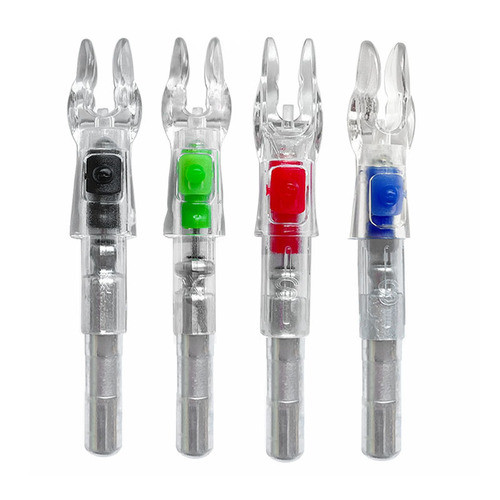 Arrow with glowing arrowhead, 5.3mm arrow shaft universal LED tail switch, night vision automatic light-up insert tail