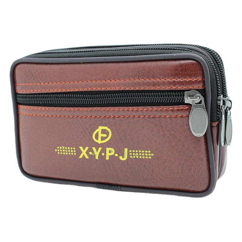 2023 new horizontal large screen mobile phone bag men wear belt wear belt multifunctional mobile phone waist bag manufacturers wholesale