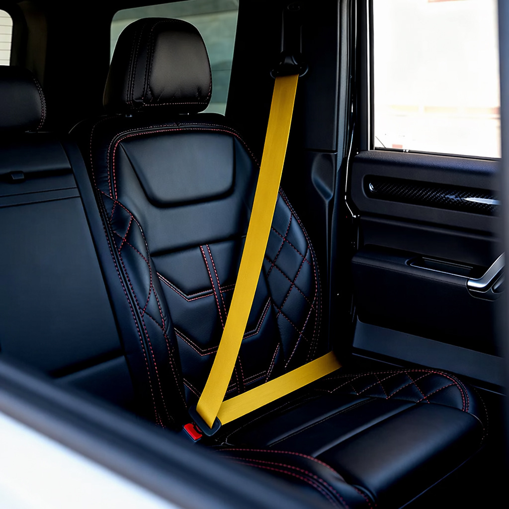 Universal car seatbelt 3.6m with a length and width of 4.8CM, suitable for most car modifications, high-quality seatbelt