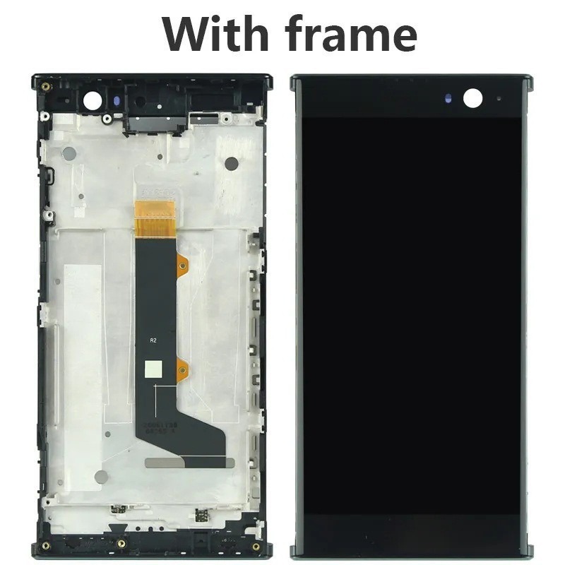 Aplicable a Sony XA2 H3113 LCD conjunto de pantalla de teléfono móvil H3133 pantalla táctil interior y exterior LCD