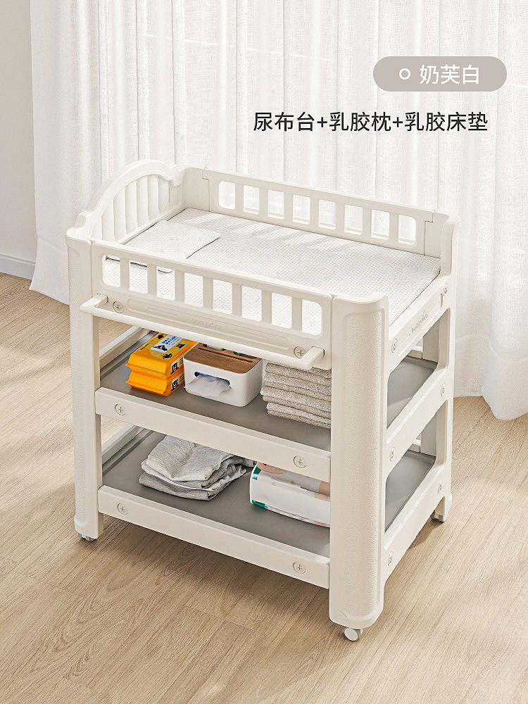 Babyviva pañales para bebés mesa de cuidado de toque para bebés cama de baño móvil para recién nacidos image 9