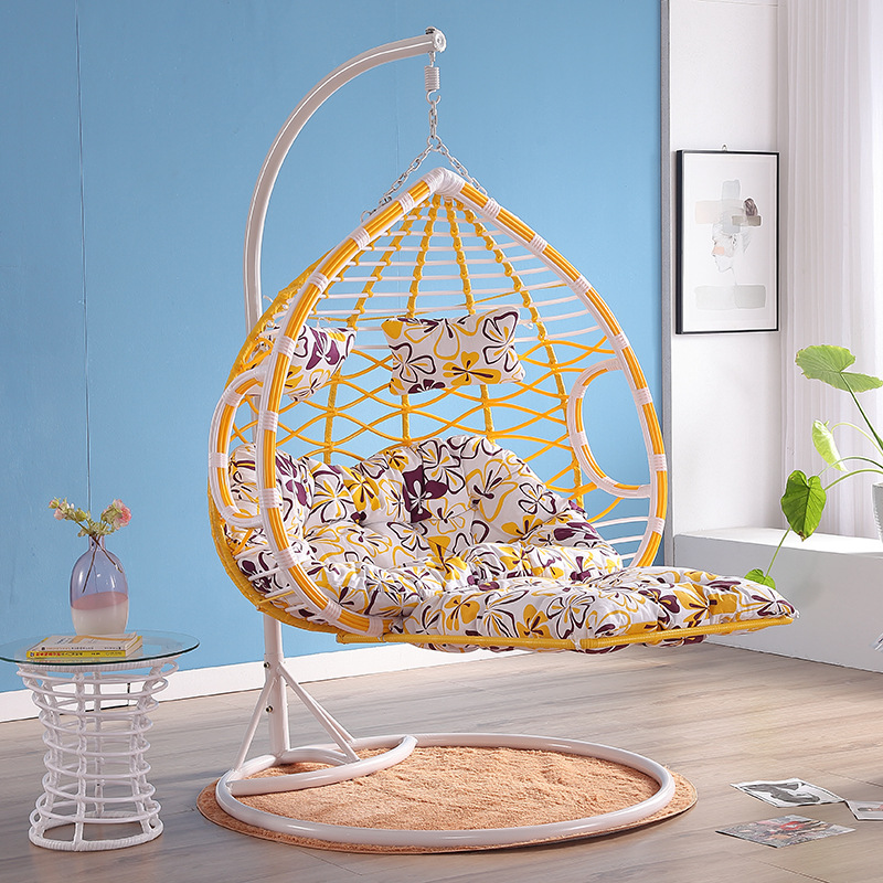 더블 팔걸이 옐로우 화이트 웨이브 발 두꺼운 지원