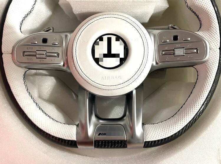 Suitable for Mercedes-Benz AMG A/C/E/G Class C205 W166 W167 W213 old to new carbon fiber steering wheel