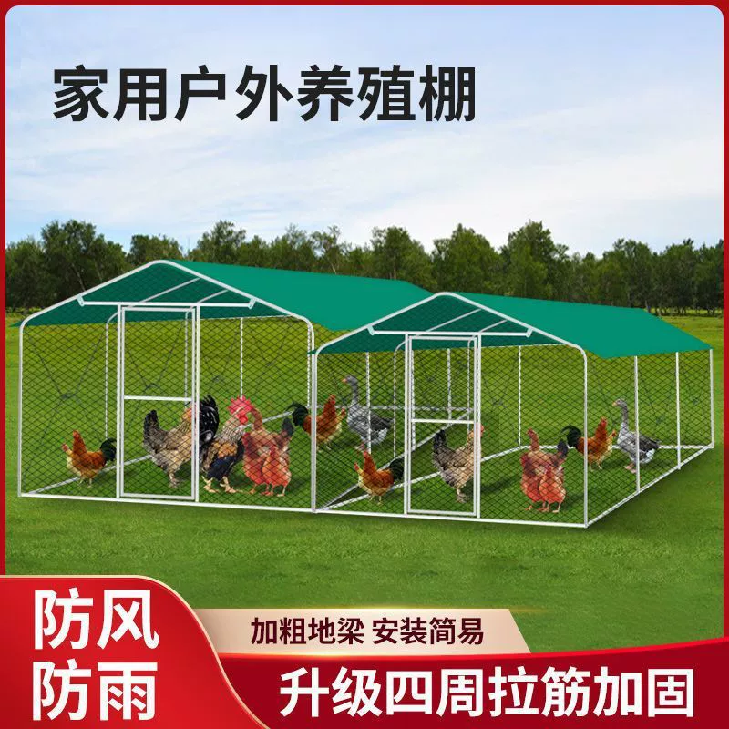 Уличный курятник, клетка для кур, клетка для кур и голубей, крупный павлин, защита от ветра и дождя, строительство курятника для домашнего разведения