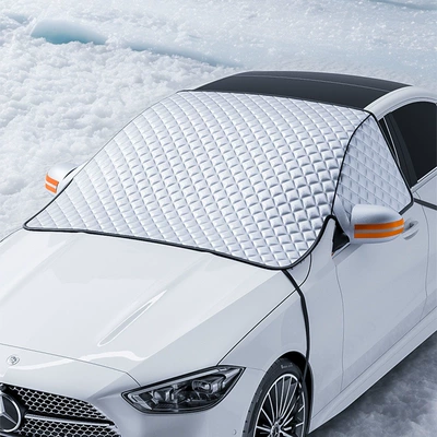 Car snow shield — snow protection magnetic snow shield