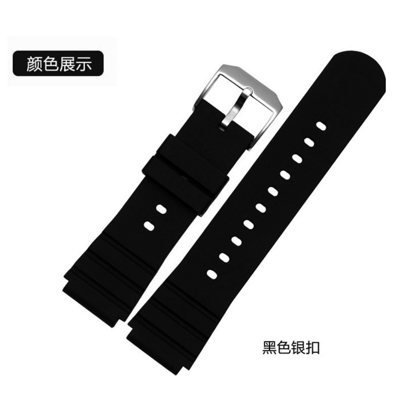 Adecuado para Lumenoxi Luminoox Correa convexa al por mayor reloj cadena al aire libre buceo correa de silicona 21mm