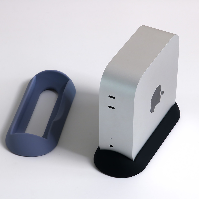 Suitable for Mac Mini M4 Pro Silicone Vertical Stand for Vertical Installation and Portable Use