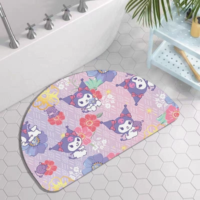 Avtomobil döşəmə paspasları – Semi-Circle Carpet - flower-season-kurome-semicircle-4060