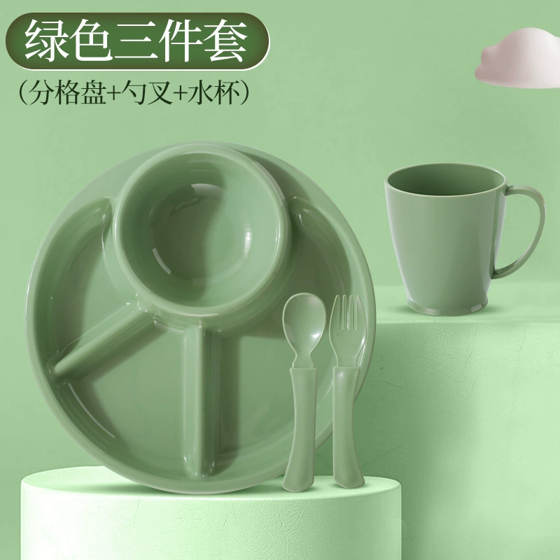 Japanese dinner plate for feeding, tableware, set