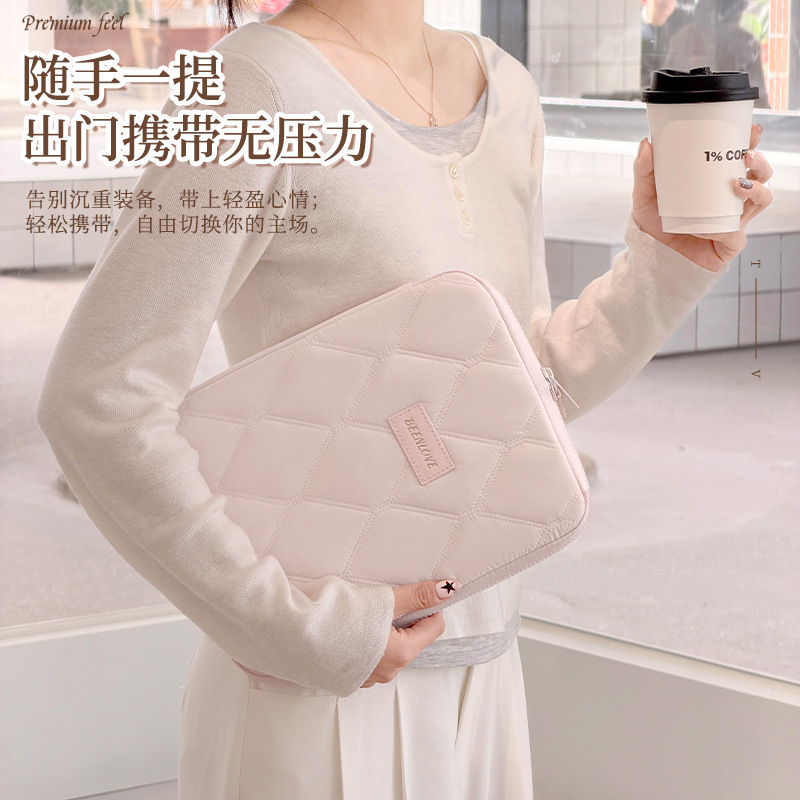 New Fashionable Tablet Bag, Large-Capacity Computer Bag, Thickened Protective Cover, Lightweight Shock-Resistant Tablet Mini Inner Bag