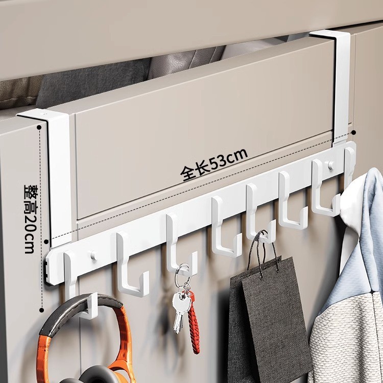 Gancho de puerta trasera tipo puerta trasera sin perforación percha de ropa percha de ropa percha de entrada percha de pared percha de ropa percha
