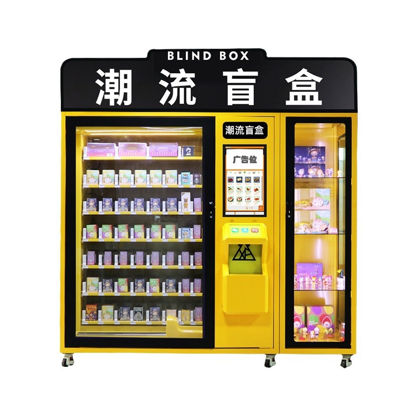 Máquina expendedora de caja ciega de juego de moda, máquina expendedora de maquillaje inteligente, fabricante de origen de la máquina expendedora minorista de muñecas