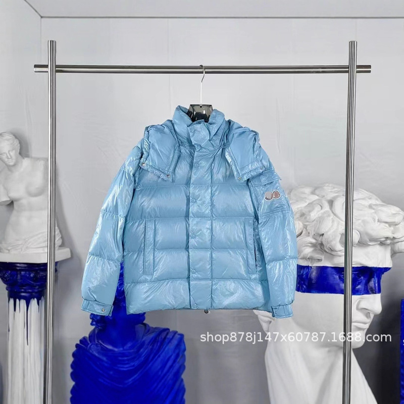 High Version Mongolian New down Jacket m's Maya 70Th Anniversary Double Label Series Hooded Jacket Jacket for Men and Women