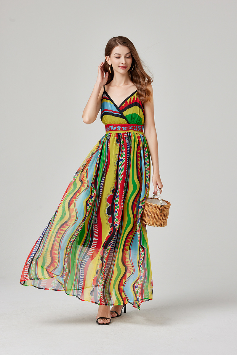 A4583 870K ÁO HAI DÂY NỮ SONTYOR SEXY DÁNG CHỮ A MÙA HÈ PHONG CÁCH ÂU MỸ HỌA TIẾT HOA HAI DÂY HỞ VAI THỜI TRANG NỮ G03 SẢN PHẨM MỚI