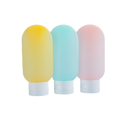 Travel refill plastic squeeze bottle cosmetics shower gel cream storage portable anti-fall small bottle perfume transparent
